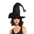 thumbnail image 1 of Black Crinkle Witch Hat  One Size- 1 Pc, 1 of 1