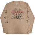 thumbnail image 1 of Queen Unisex Long Sleeve T-Shirt Handwritten (Sleeve Print), 1 of 3