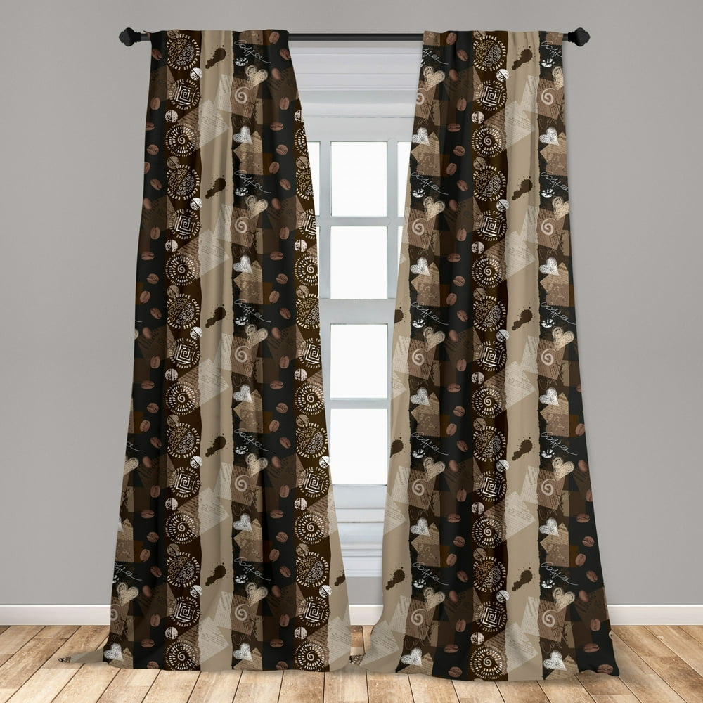 brown-curtains-2-panels-set-coffee-typography-hearts-and-beans-on