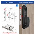 thumbnail image 2 of Door Lock, TTlock App Smart Door Lock Tuya Finrprint Smart Card Eletronica Home Office Intellint Digital Lock ,Easy to Install, 2 of 7