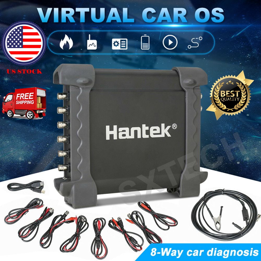 Hantek 1008C PC USB 8CH Automotive Diagnostic Digital Oscilloscope/DAQ/Programmable Generator 