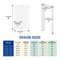 thumbnail image 5 of 24'' X 80'' 1 Lite Mirrored Bifold Door Double Interior Doors, 5 of 6