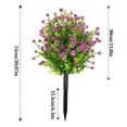 thumbnail image 3 of Arreglo floral artificial de camelia y plantas verdes: simulación primaveral realista para la decoración del hogar, centro de mesa floral artificial que no necesita riego para la sala de estar, la, 3 of 6