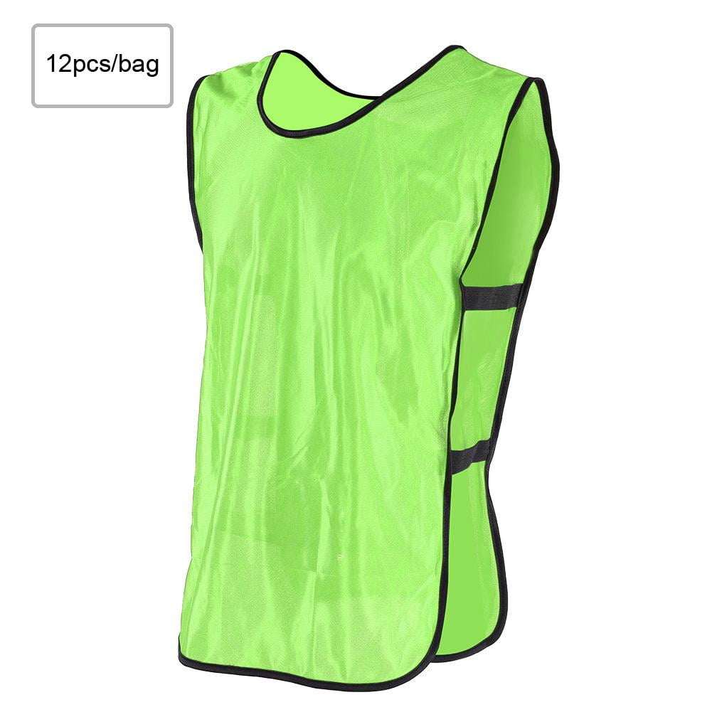 OTVIAP Scrimmage Training Vests,12 Pack Jerseys Sleeveless Breathable