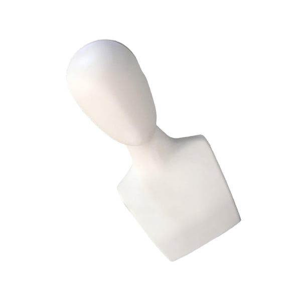 Cabeza de maniquí para peluquería, soporte de exhibición de sombreros, modelo de cabeza de maniquí para tocado y sombrero S