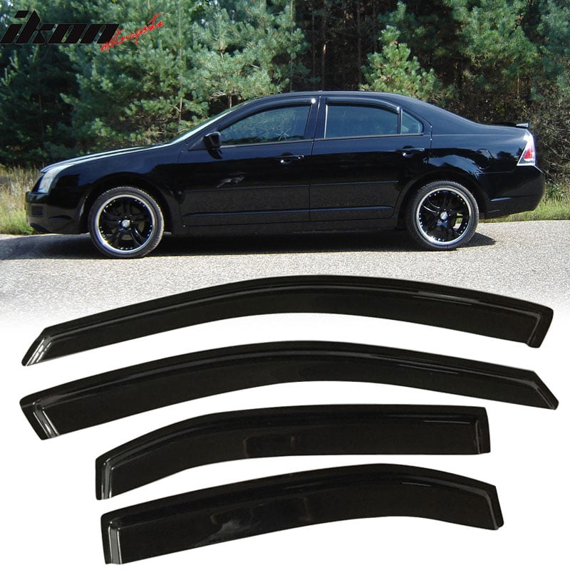 FITS FORD FUSION 2006-2012 AVS TAPE ON RAIN GUARDS WINDOW VISORS 4PCS
