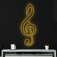 thumbnail image 3 of Handmadetneonsign Custom Sol Music Note Neon Sign, Personalized Sol Musical Note LED Light, 3 of 5