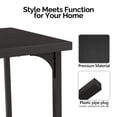 thumbnail image 4 of Ktaxon 70.8" Dining Table for 6~8, Farmhouse Kitchen Table Large Rectangle Dinner Table for Home, Dining Room, Kitchen, Black, 4 of 9