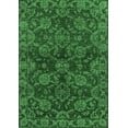thumbnail image 1 of Ahgly Company Indoor Rectangle Abstract Emerald Green Modern Area Rugs, 8' x 10', 1 of 4