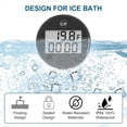 thumbnail image 3 of Water Bath Thermometer Small Floating Waterproof Ice Bath Thermometer with LCD Display Waterproof Cold Plunge, 3 of 6