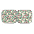 thumbnail image 7 of Xecao Rose Flowers for Foldable Car Sun Shades (2-Pack) offer sun protection with an easy-fold design for convenient windshield shading., 7 of 7