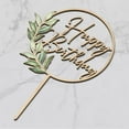 thumbnail image 5 of FL Happy Birthday Cake Topper in Wood Greeny Birthday Cake Decoration, 5 of 7
