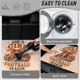 thumbnail image 5 of Bulopur Girl Football Bow Car Trunk Mat 29" x 39", Fall Football Print, All Weather Trunk Protection Cargo Liner, Non-Slip Waterproof Washable Cargo Mat for Women Drivers, 5 of 7