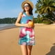 thumbnail image 3 of Balery Tropical Flamingo Pool Float Vestidos de verano para mujer con estampado: vestido holgado sin mangas, vestido playero informal y cómodo para días calurosos., 3 of 7