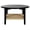 Black, variant on Safavieh Nomand Glam 1 Shelf Round Ash Veneer Coffee Table, Walnut
