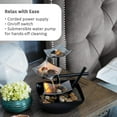 thumbnail image 2 of GTB Homedics Tabletop Water Fountain Home Dcor Soothing Sound Machine With Automatic Pump Deep Basin And Natural River Rocks. Indoor Zen Relaxation For, 2 of 4