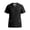 Black, variant on Scrubs for Women Simple Solid Color Short Sleeve V Neck Comfortable Medical Care Scrub Tops