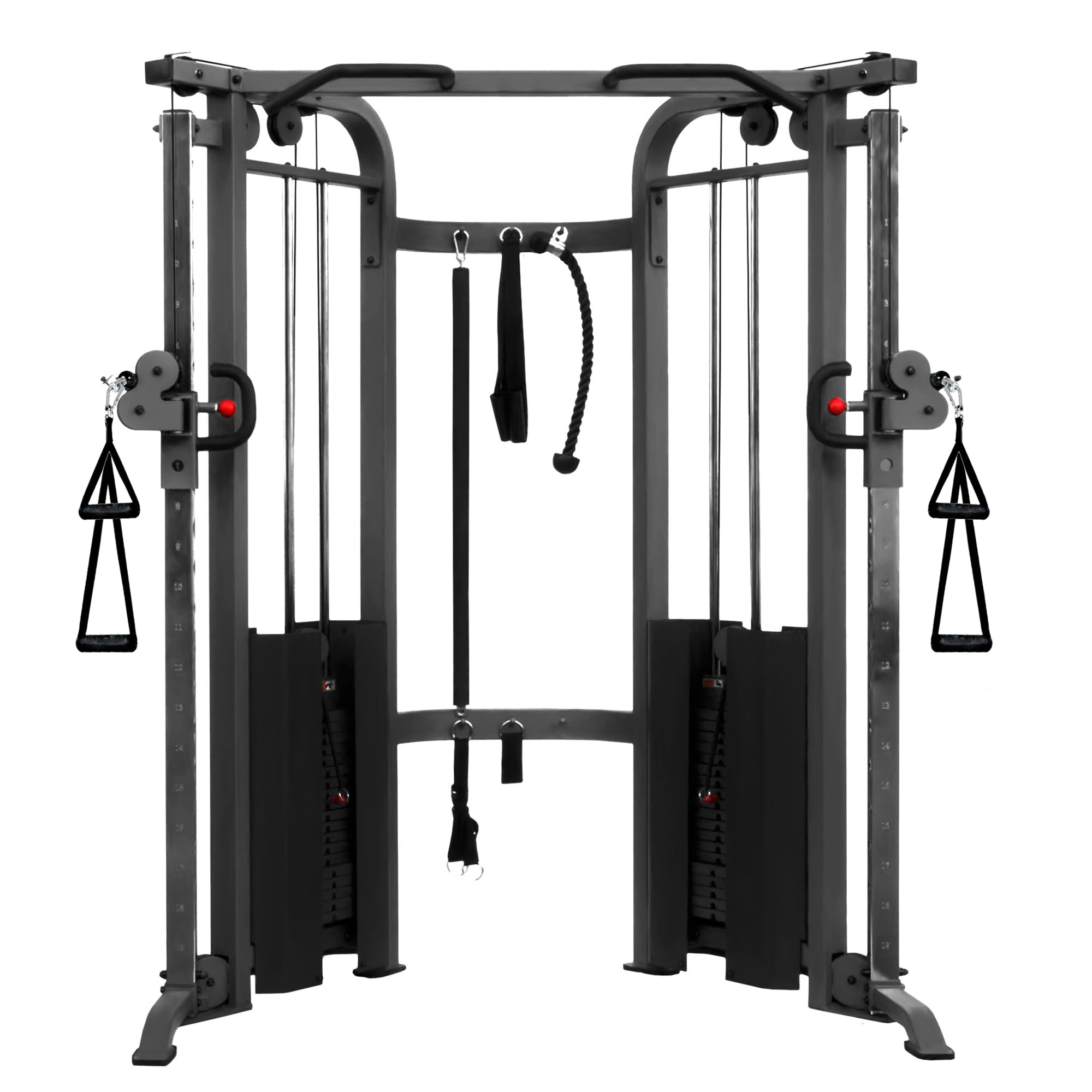 Functional Trainer Cable Machine with Dual 200 lb Weight Stacks XM7626