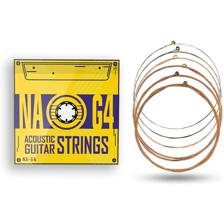 Strings For Guitar,6Piece Acoustic Guitar Strings Set with Hexagonal ...
