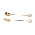 thumbnail image 4 of Innovative Pendant Spoon Multipurpose Stirring Dessert Fork for Wedding Kitchen HotelHeart Shaped, 4 of 7
