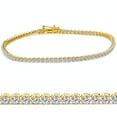 thumbnail image 2 of Pompeii3 2Ct TW Diamond Tennis Bracelet 7" 14k Yellow Gold Lab Grown (E/F,VS1-VS2), 2 of 5