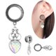 thumbnail image 3 of Pendiente Mujer Perfecl Acero Inoxidable y Resina 14 mm, 3 of 8