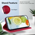 thumbnail image 5 of Hee Hee Smile Phone Case for OPPO A78 4G Retro Phone Leather Case Simplicity Phone Case 88 Patterns Flip Back Cove, 5 of 6