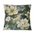 thumbnail image 3 of Designart "Verdant Elegance I" Floral Printed Throw Pillow, 3 of 5