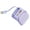 Purple, variant on Small Technology Charges 35W Double USB Port Integrated Retractable Cord Suitabe for Multiple Devices Fast Charges