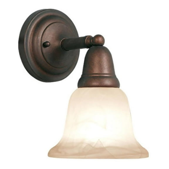Woodbridge Lighting Hudson Glen 1 Light Steel Wall Sconce in Marbled Bronze
