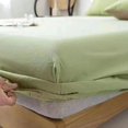 thumbnail image 1 of Washed Cotton Fitted Sheet Non Slip Fitted Sheet Elastic Band Around Mattress Cover Bed Cover And Pillowcase, 1 of 7