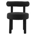 thumbnail image 5 of Modway Toulouse Boucle Fabric Dining Chair in Black, 5 of 9