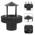thumbnail image 1 of OULII 1Set Replacement Humidifier Splash Guard in Black Plastic for Home Atmosphere Creation and Rockery, 1 of 7