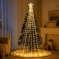 thumbnail image 5 of Star String Lights for Christmas Tree Decorations, Christmas in July Warm LED Tree Decor for Indoor Party, with Christmas Tree Waterfall Lights, 5 of 7