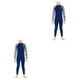 thumbnail image 4 of Eigraketly Trajes de neopreno Traje de buceo Sandbeach Mangas largas y pantalones Traje de baño juvenil de una pieza Anti-medusas para Snorkeling Type4 NO4, 4 of 6