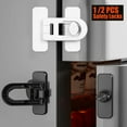 thumbnail image 2 of 1/2Pcs Home Refrigerator Lock Fridge Freezer Door Catch Lock Toddler Kids Child Oven Cabinet Safety Lock For Baby Safety Lock, 2 of 9