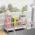 thumbnail image 1 of Soporte de esponja Cisily Pink para fregadero de cocina de acero inoxidable, 1 of 7