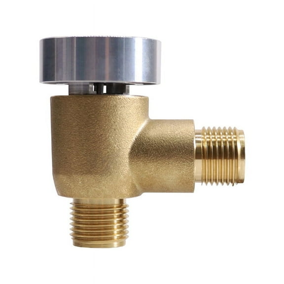 Symkmb 571-VAC-CHK-A Upgraded Brass RV Vacuum Breaker Check Valve for 571Check Valve Replace Leaking Vacuum Breaker 1/2 Male Brass   Aluminum
