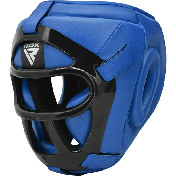 Casco Deportivo RDX Protector de Cuero Maya Hide, Azul XL