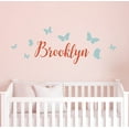 thumbnail image 3 of Monogram Wedding Star Bride Groom Name Customized Wall Decal - Custom Vinyl Wall Art - Personalized Name - Baby Girls Boys Kids Bedroom Wall Decal Room Decor Wall Stickers Decoration Size (, 3 of 6