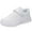 White, variant on MYShe Toddler Girl Athletic Shoes Kids Fashion Sneaker Athletic Running Shoe with One Strap |Boys - Girls|(Toddler/Little Kid) Black,Size 13.5