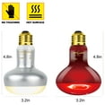 thumbnail image 4 of REPTI ZOO Repti Basking Spot Lamp & Nocturnal Infrared Heat Lamp Reptile Terrarium Basking 4-Pack, 4 of 5