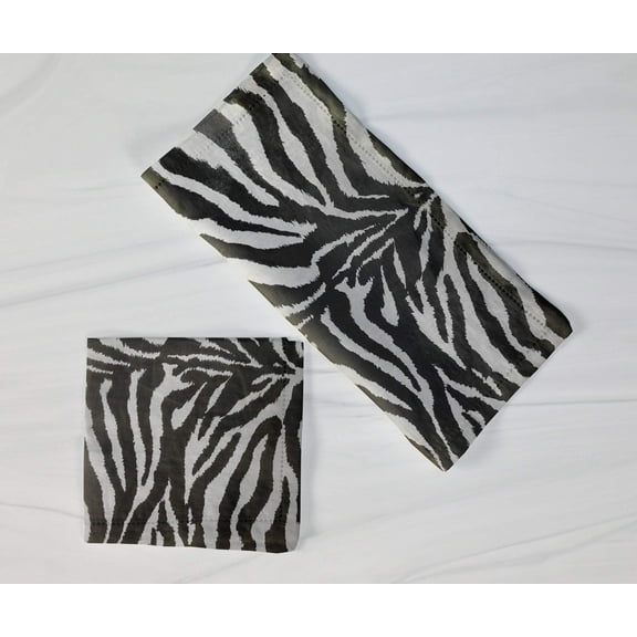 Cotton Zebra Print Napkins 18"X18"