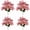 Pink, variant on Christmas Artificial Flowers Poinsettia Flowers 7 Heads Silk Poinsettia Christmas Floral Bouquet Winter Artificial Poinsettia Bushes 4PCS Blue for Xmas Party Holiday Arrangements Decoration