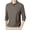 Coffee, variant on SUYIDA Mens Long Sleeve Polo Shirts Classic Solid Color Collared Top for Casual Business Autumn Work Wear Comfortable Fit Relaxed Fit Long Sleeve Polo