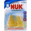 NUK Orthodontic Nipples, 2 Count Slow Flow Narrow Latex, Size 1 (Discontinued by Manufacturer)