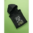 thumbnail image 3 of Good Mood Daisies W Froggie Hoodie Women -Image by Shutterstock, Female x-Large, 3 of 4
