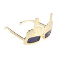 thumbnail image 3 of Funny Dance Party Makeup Glasses Eyeglasses for Masquerade Party (Golden), 3 of 9