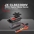 thumbnail image 2 of JX CLS6336HV 35KG Digital Metal Gear Coreless Servo for 1/8 RC Car Airplane, 2 of 16