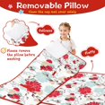 thumbnail image 3 of Pioneer Flower Floral Print Pattern Toddler Nap Mats for Kids Preschool,Sleeping Mat Bag or Kids,Toddler Sleeping Bag,Toddler Nap Mat or Daycare, 3 of 6